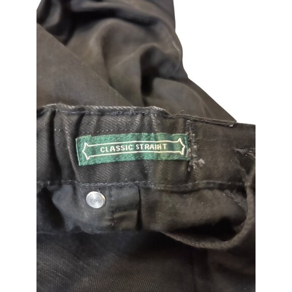 Lauren Jeans Co. By Ralph Lauren Womens 14? Black Handmade Elastic Waist Pants - Picture 9 of 13